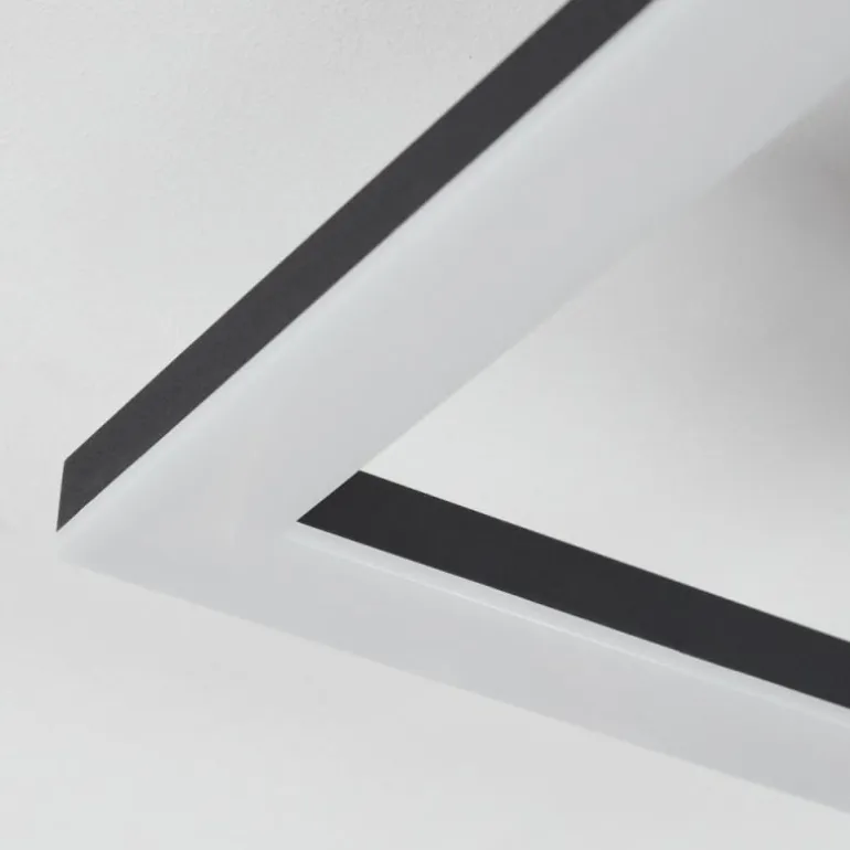 Plafonnier Walschbronn LED Écru, Noir, 1 lumière