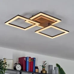 Plafonnier Walschbronn LED Écru, 1 lumière
