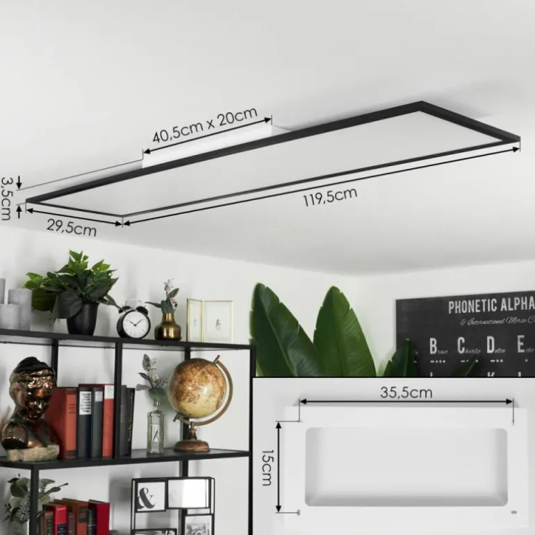 Plafonnier Wilderswil LED Blanc, 1 lumière