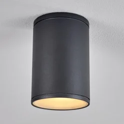 Plafonnier Agua Noir, 1 lumière