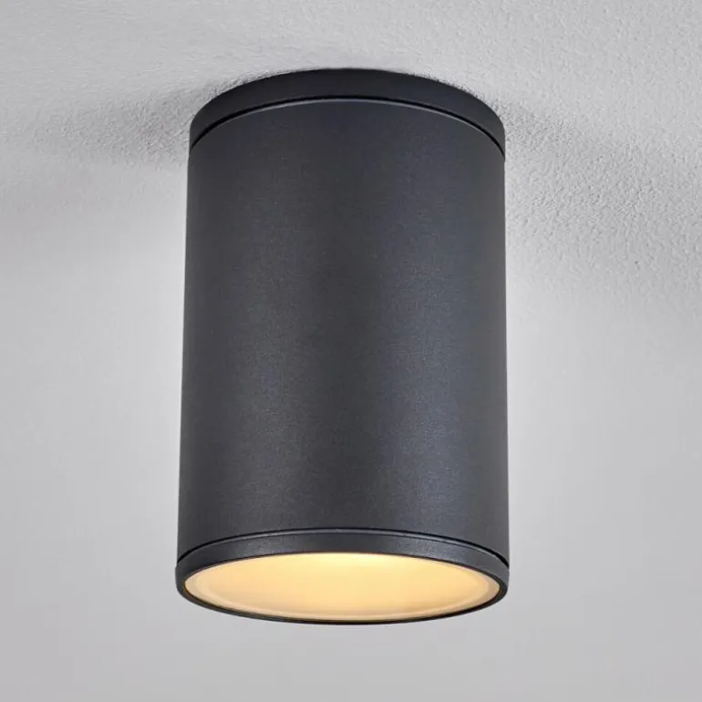 Plafonnier Agua Noir, 1 lumière