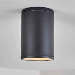 Plafonnier Agua Noir, 1 lumière