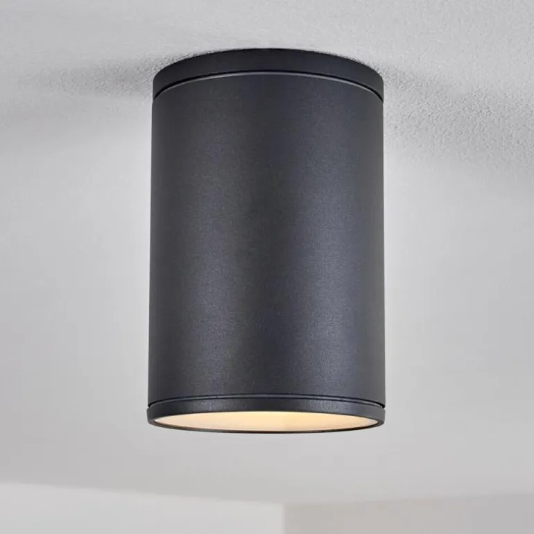 Plafonnier Agua Noir, 1 lumière