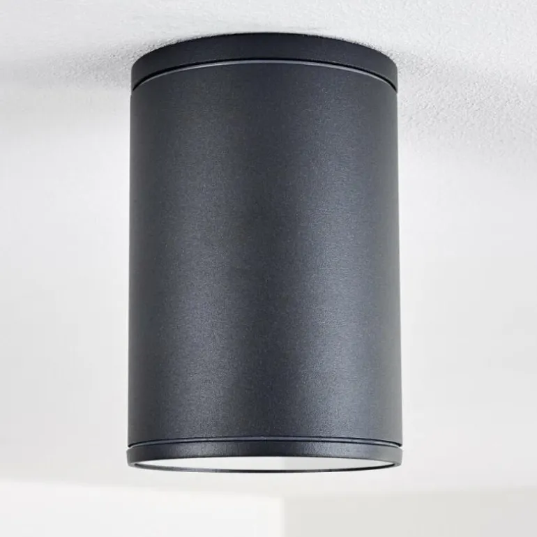 Plafonnier Agua Noir, 1 lumière