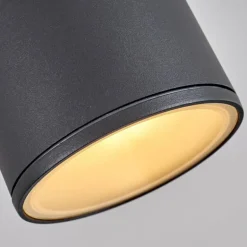 Plafonnier Agua Noir, 1 lumière