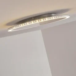 Plafonnier Aitrach LED Argenté, Blanc, 1 lumière