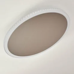 Plafonnier Aitrach LED Argenté, Blanc, 1 lumière
