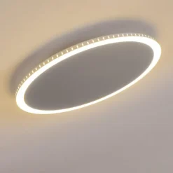 Plafonnier Aitrach LED Argenté, Blanc, 1 lumière