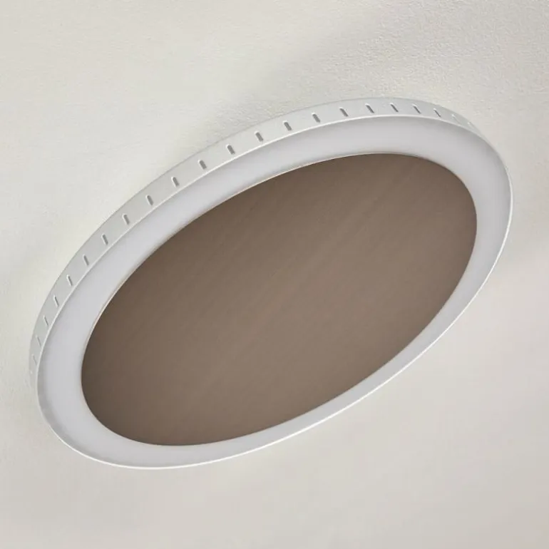 Plafonnier Aitrach LED Argenté, 1 lumière