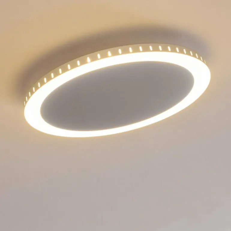 Plafonnier Aitrach LED Argenté, 1 lumière