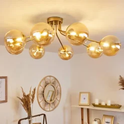 Plafonnier Alden Laiton, 8 lumières