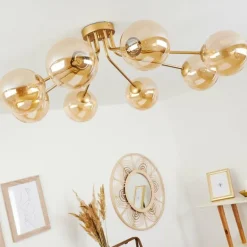 Plafonnier Alden Laiton, 8 lumières