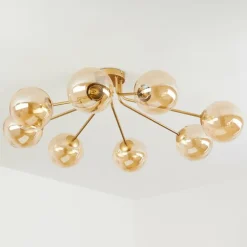 Plafonnier Alden Laiton, 8 lumières