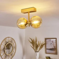 Plafonnier Alden Laiton, 2 lumières