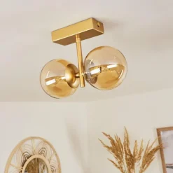 Plafonnier Alden Laiton, 2 lumières