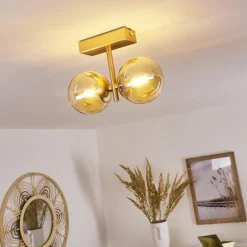 Plafonnier Alden Laiton, 2 lumières