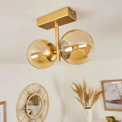 Plafonnier Alden Laiton, 2 lumières