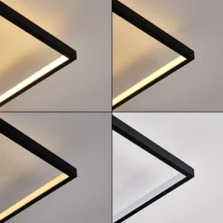 Plafonnier Alnarp LED Bois clair, Noir, 1 lumière