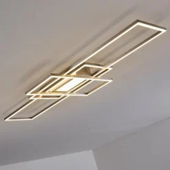 Plafonnier Alsterbro LED Nickel mat, 1 lumière, Télécommandes