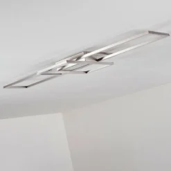 Plafonnier Alsterbro LED Nickel mat, 1 lumière, Télécommandes