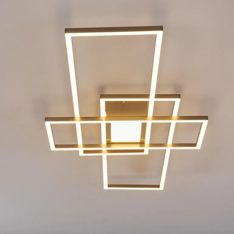 Plafonnier Alsterbro LED Nickel mat, 1 lumière, Télécommandes