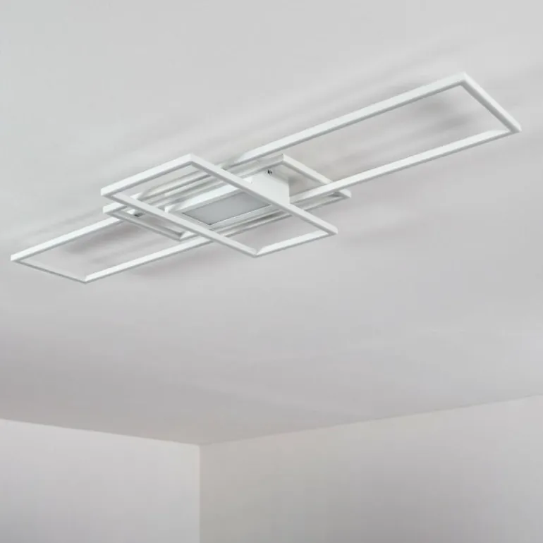 Plafonnier Alsterbro LED Blanc, 1 lumière, Télécommandes