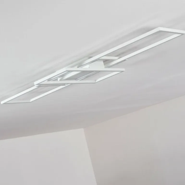 Plafonnier Alsterbro LED Blanc, 1 lumière, Télécommandes