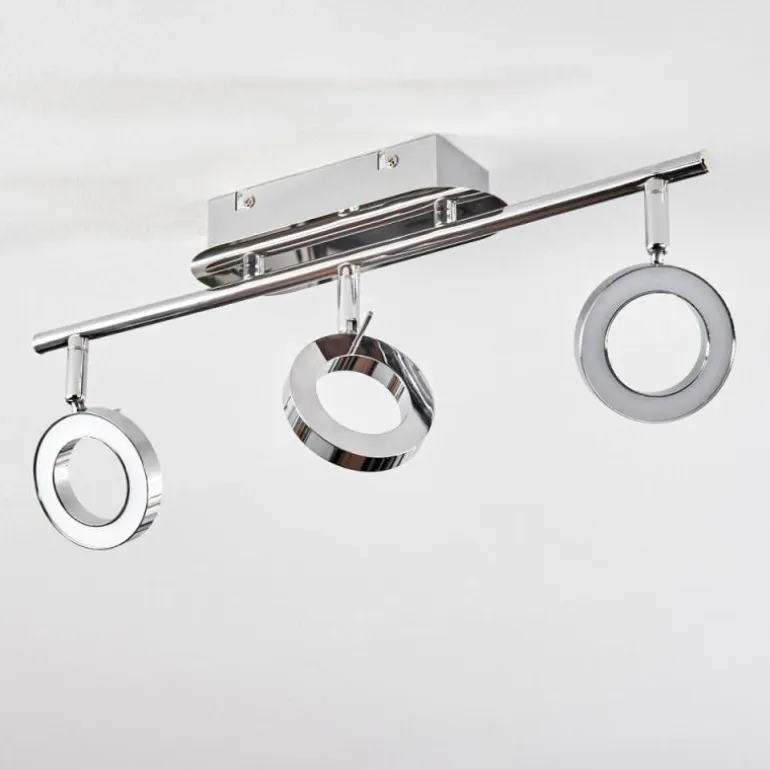 Plafonnier Altamahaw LED Argenté, 3 lumières