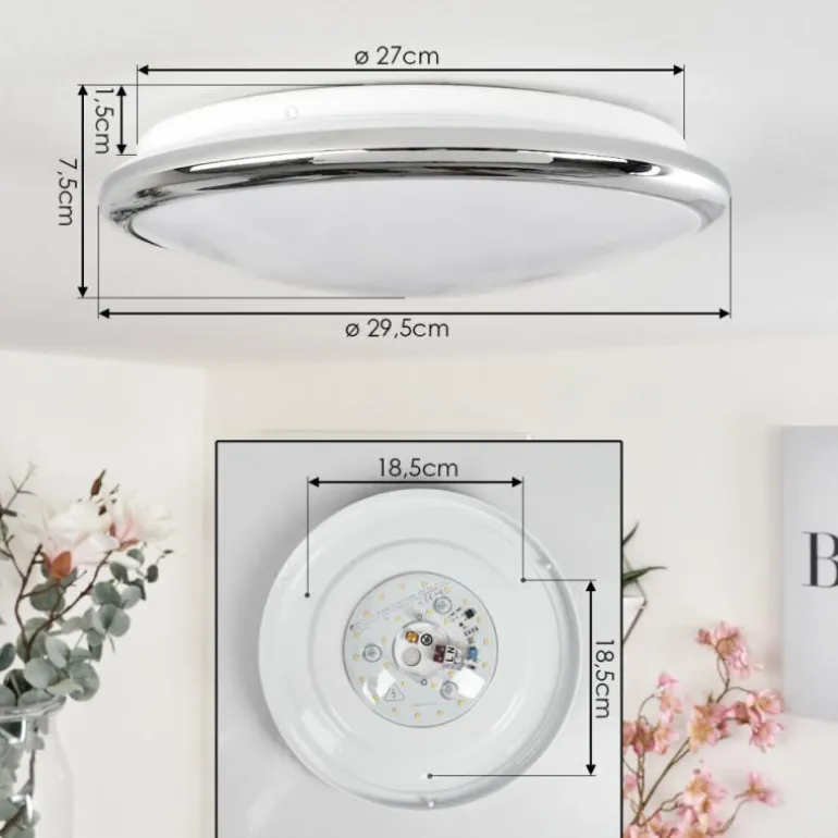 Plafonnier Altdorf LED Blanc, 1 lumière