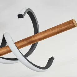 Plafonnier Alvarim LED Écru, Noir, 1 lumière