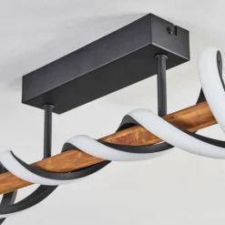 Plafonnier Alvarim LED Écru, Noir, 1 lumière