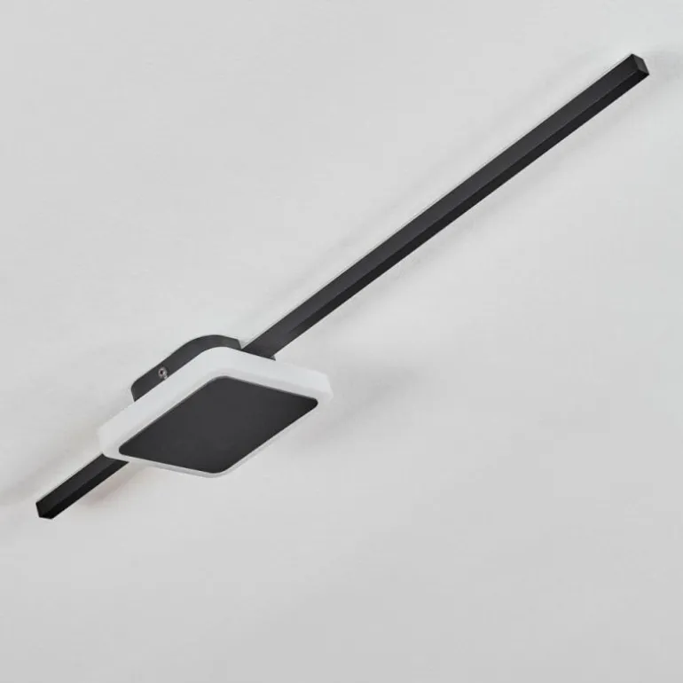 Plafonnier Amdal LED Noir, Blanc, 2 lumières