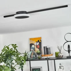 Plafonnier Amdal LED Noir, 2 lumières
