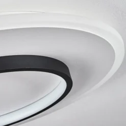 Plafonnier Andelfingen LED Blanc, 1 lumière, Télécommandes