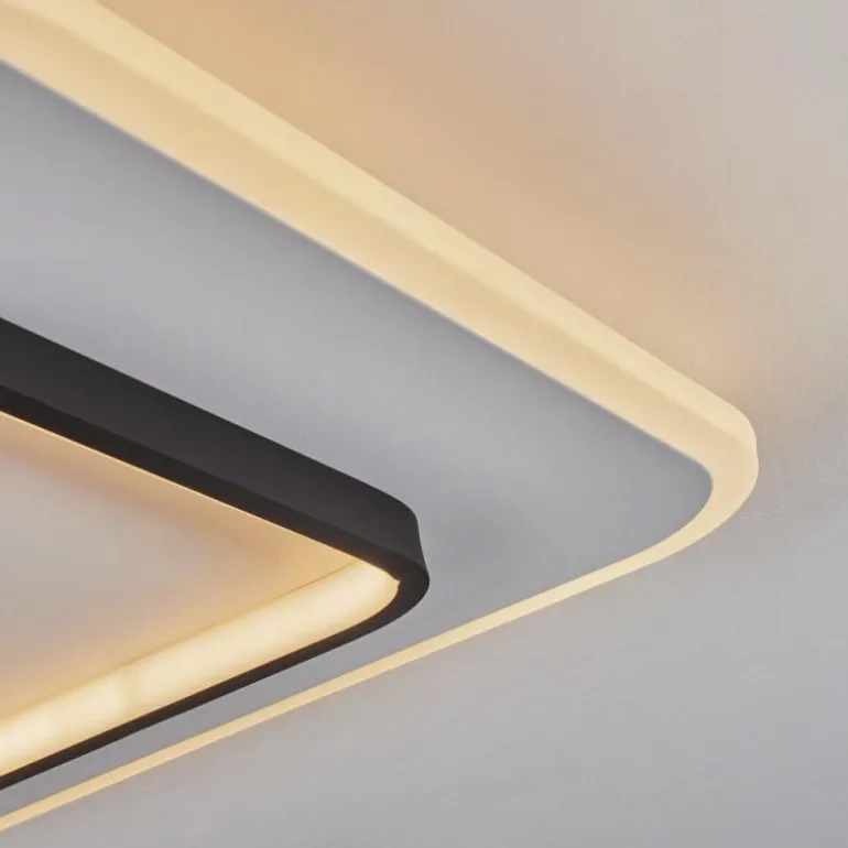 Plafonnier Andelfingen LED Blanc, 1 lumière, Télécommandes