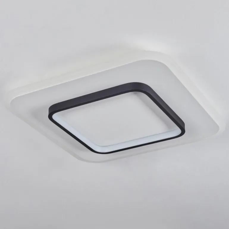 Plafonnier Andelfingen LED Blanc, 1 lumière, Télécommandes
