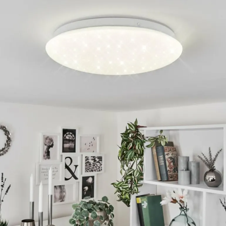 Plafonnier Antigo Blanc, 1 lumière
