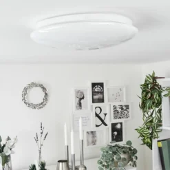 Plafonnier Antigo Blanc, 1 lumière