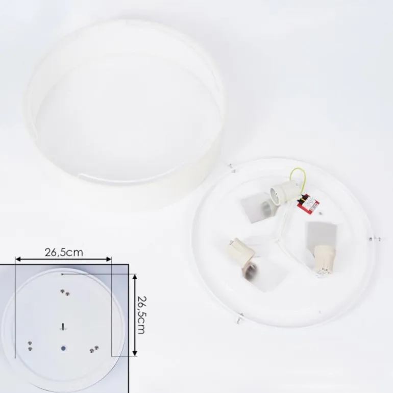 Plafonnier Antillo Blanc, 3 lumières