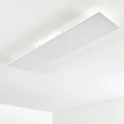 Plafonnier Antria LED Blanc, 1 lumière, Télécommandes, Changeur de couleurs
