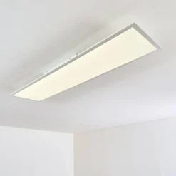 Plafonnier Antria LED Blanc, 1 lumière, Télécommandes, Changeur de couleurs