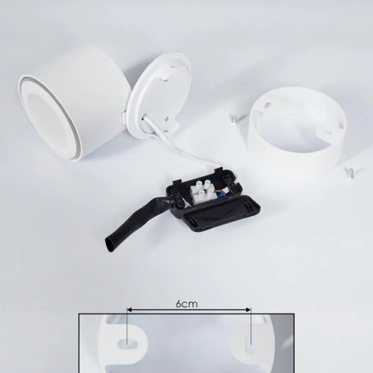 Plafonnier Appleton LED Blanc, 1 lumière