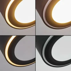 Plafonnier Appleton LED Noir, 3 lumières