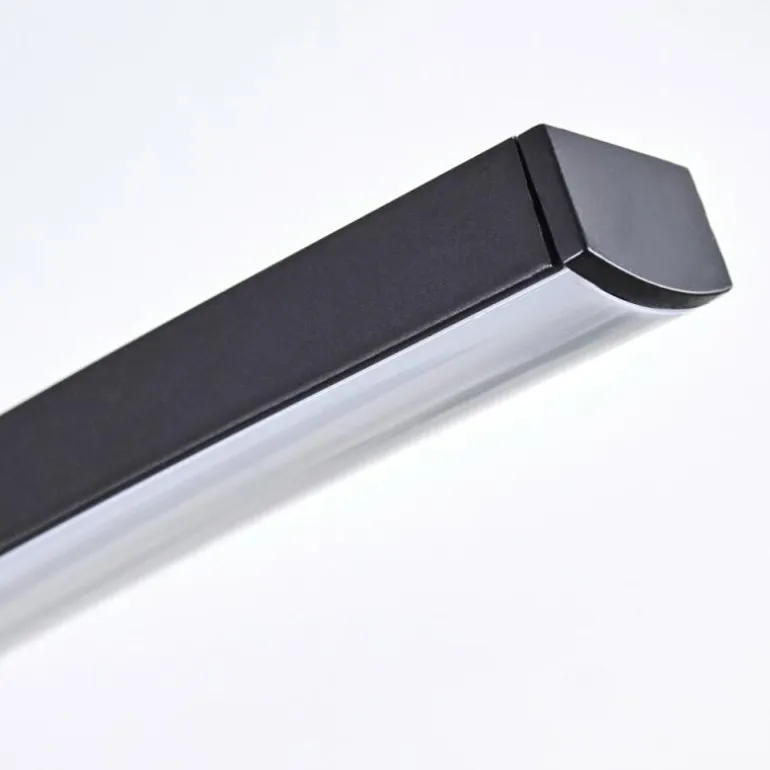 Plafonnier Aringa LED Noir, 1 lumière