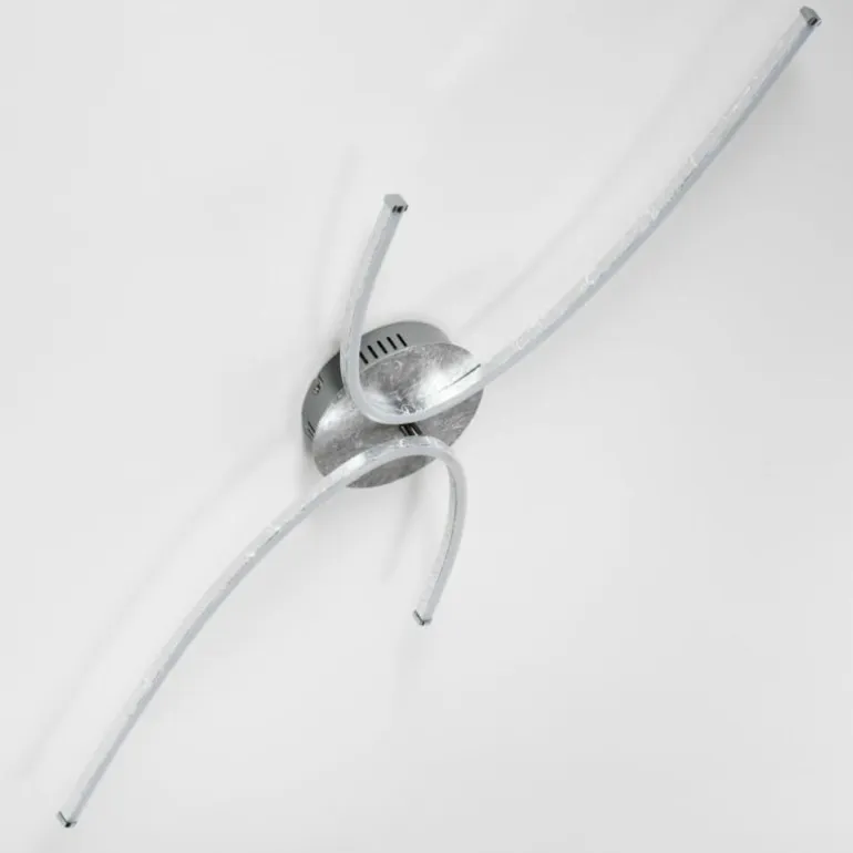 Plafonnier Askim LED Argenté, 1 lumière
