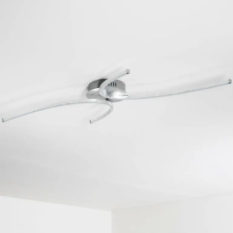Plafonnier Askim LED Argenté, 1 lumière