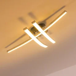 Plafonnier ATOME LED Chrome, 3 lumières