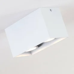 Plafonnier Awuna Blanc, 2 lumières