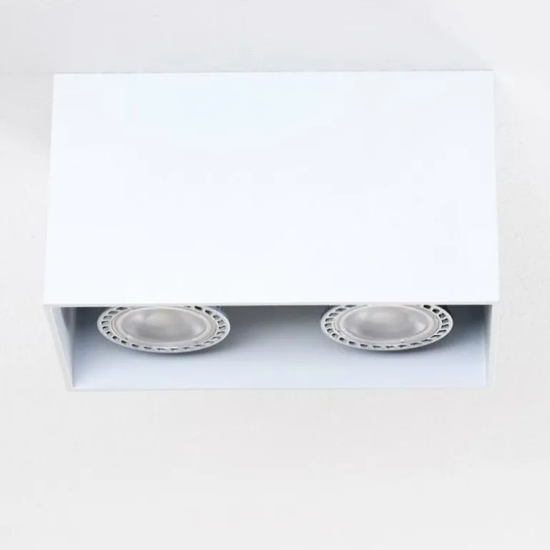 Plafonnier Awuna Blanc, 2 lumières