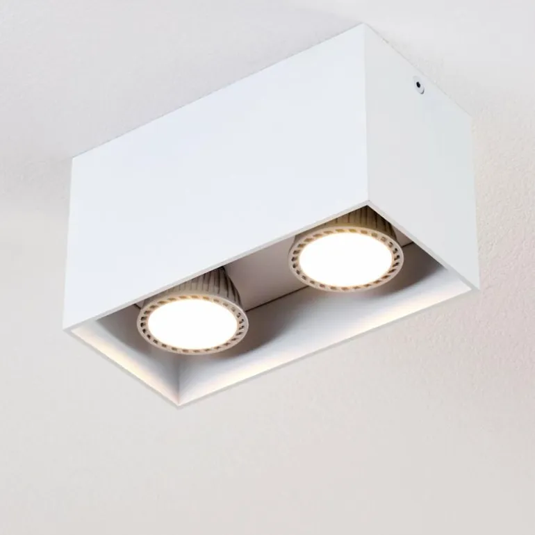 Plafonnier Awuna Blanc, 2 lumières